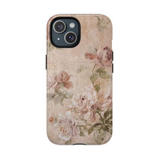 Retro Rose Tough Magnetic Cases