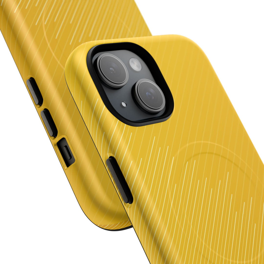 Yellow Stripe Tough Magnetic Cases
