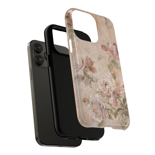 Retro Rose Tough Magnetic Cases
