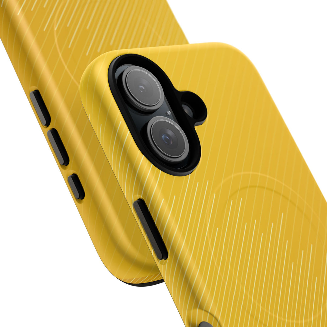 Yellow Stripe Tough Magnetic Cases