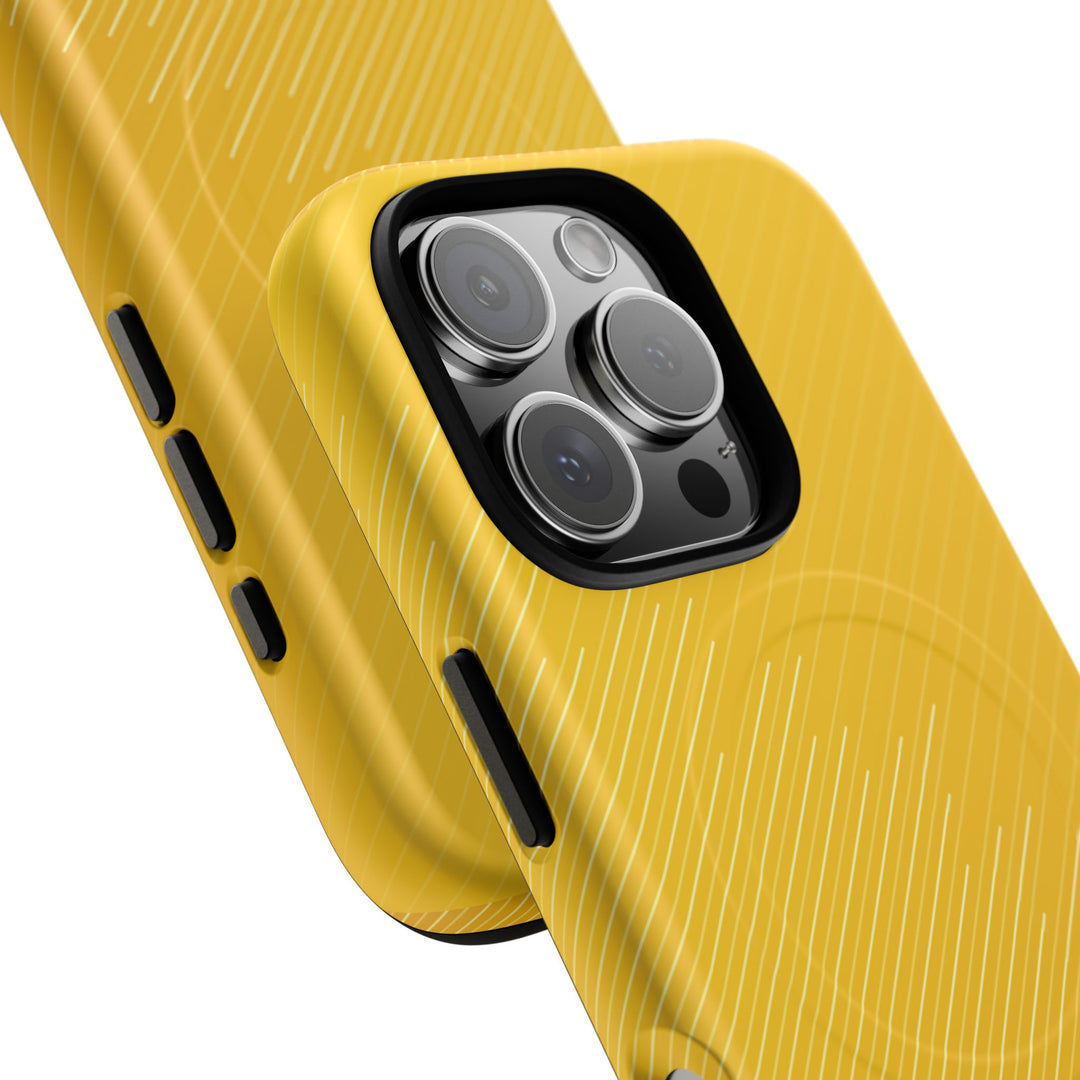 Yellow Stripe Tough Magnetic Cases