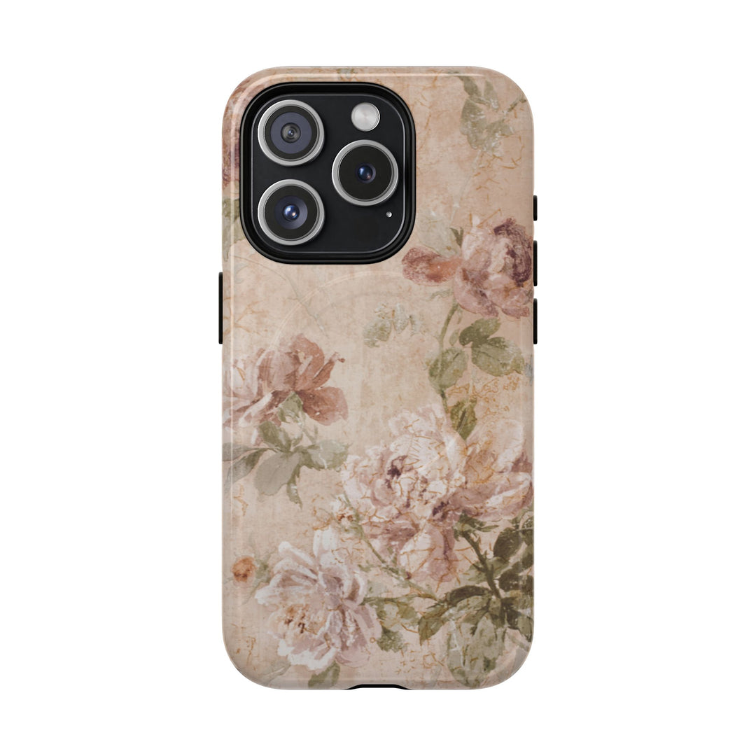 Retro Rose Tough Magnetic Cases