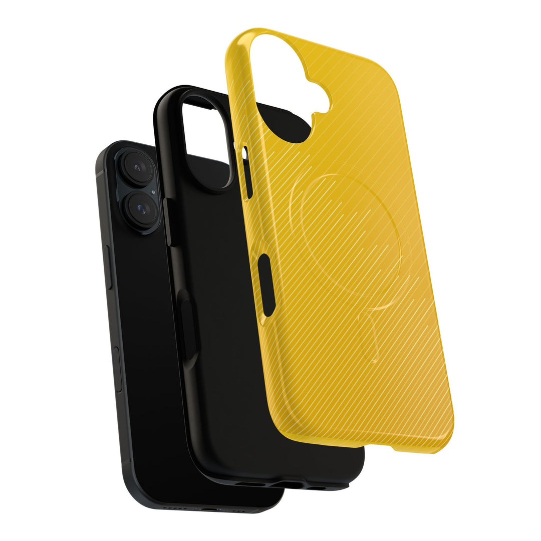 Yellow Stripe Tough Magnetic Cases