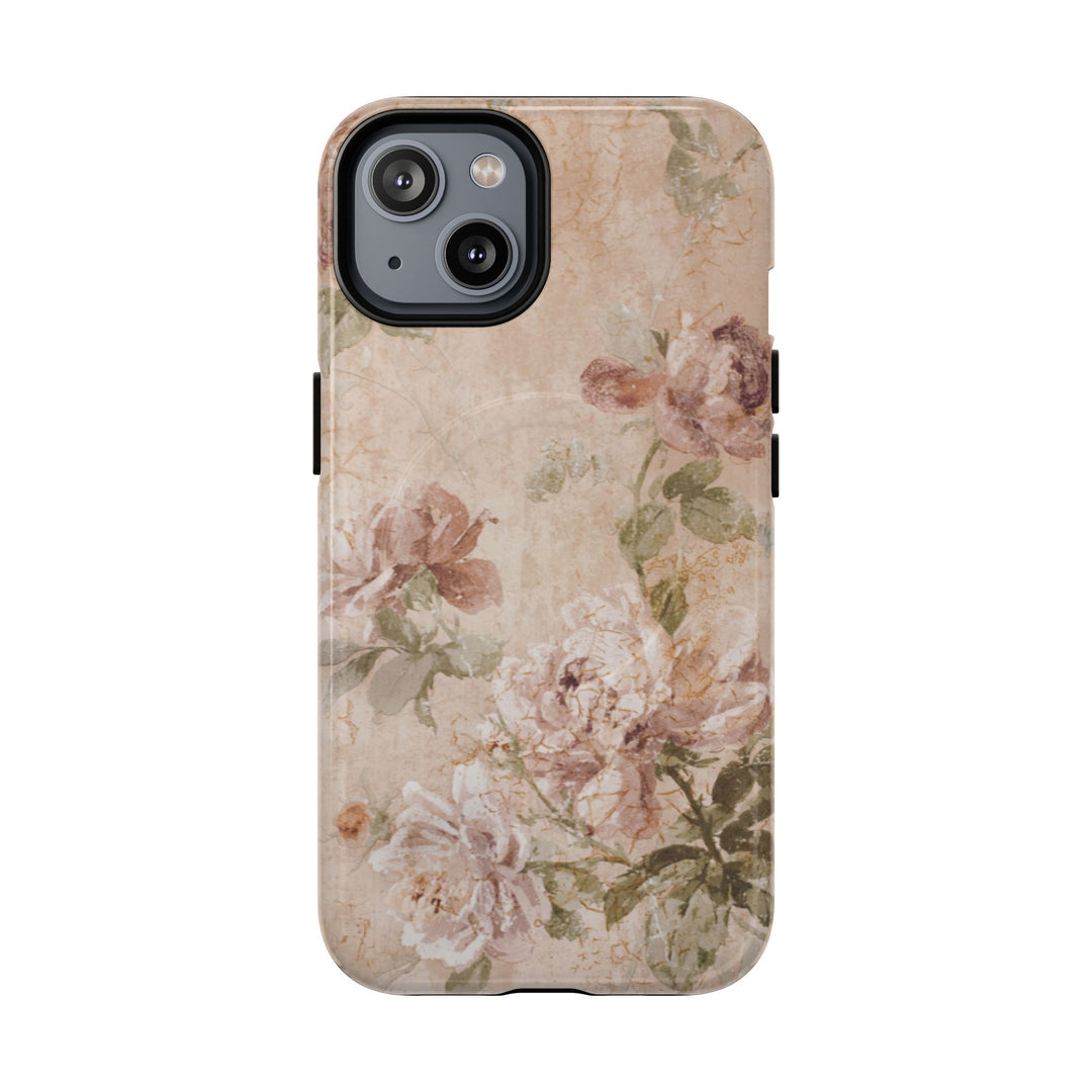 Retro Rose Tough Magnetic Cases