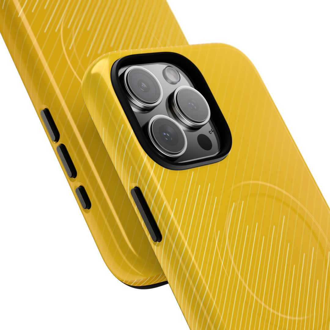 Yellow Stripe Tough Magnetic Cases