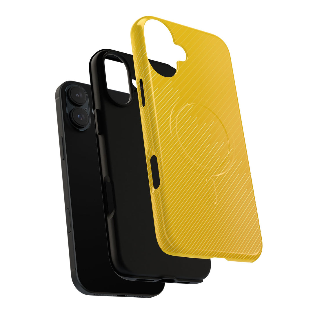 Yellow Stripe Tough Magnetic Cases