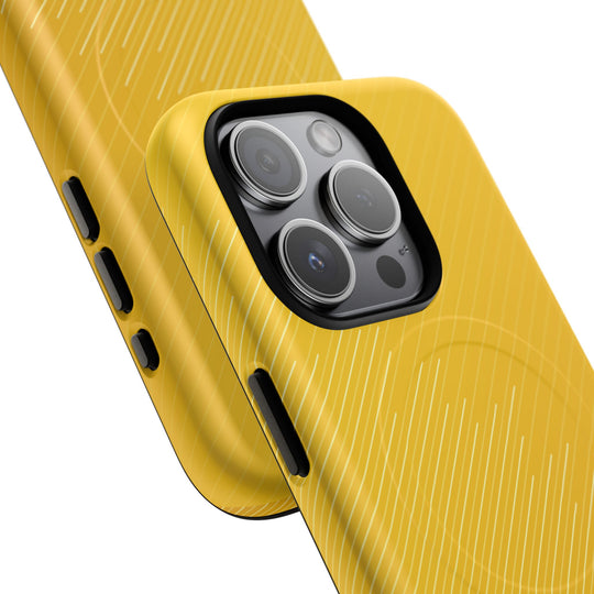 Yellow Stripe Tough Magnetic Cases