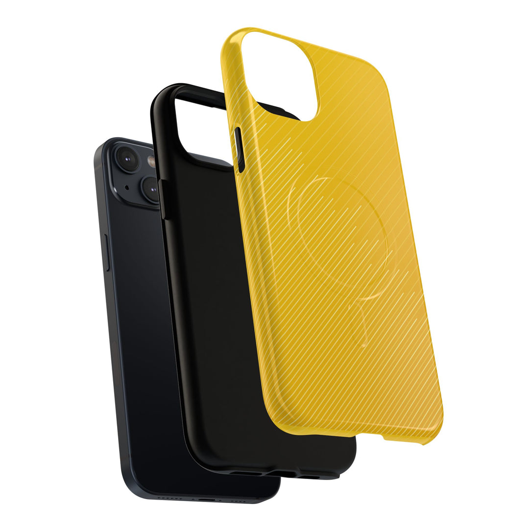 Yellow Stripe Tough Magnetic Cases