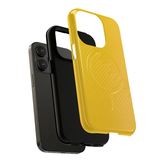 Yellow Stripe Tough Magnetic Cases