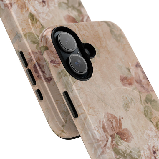 Retro Rose Tough Magnetic Cases