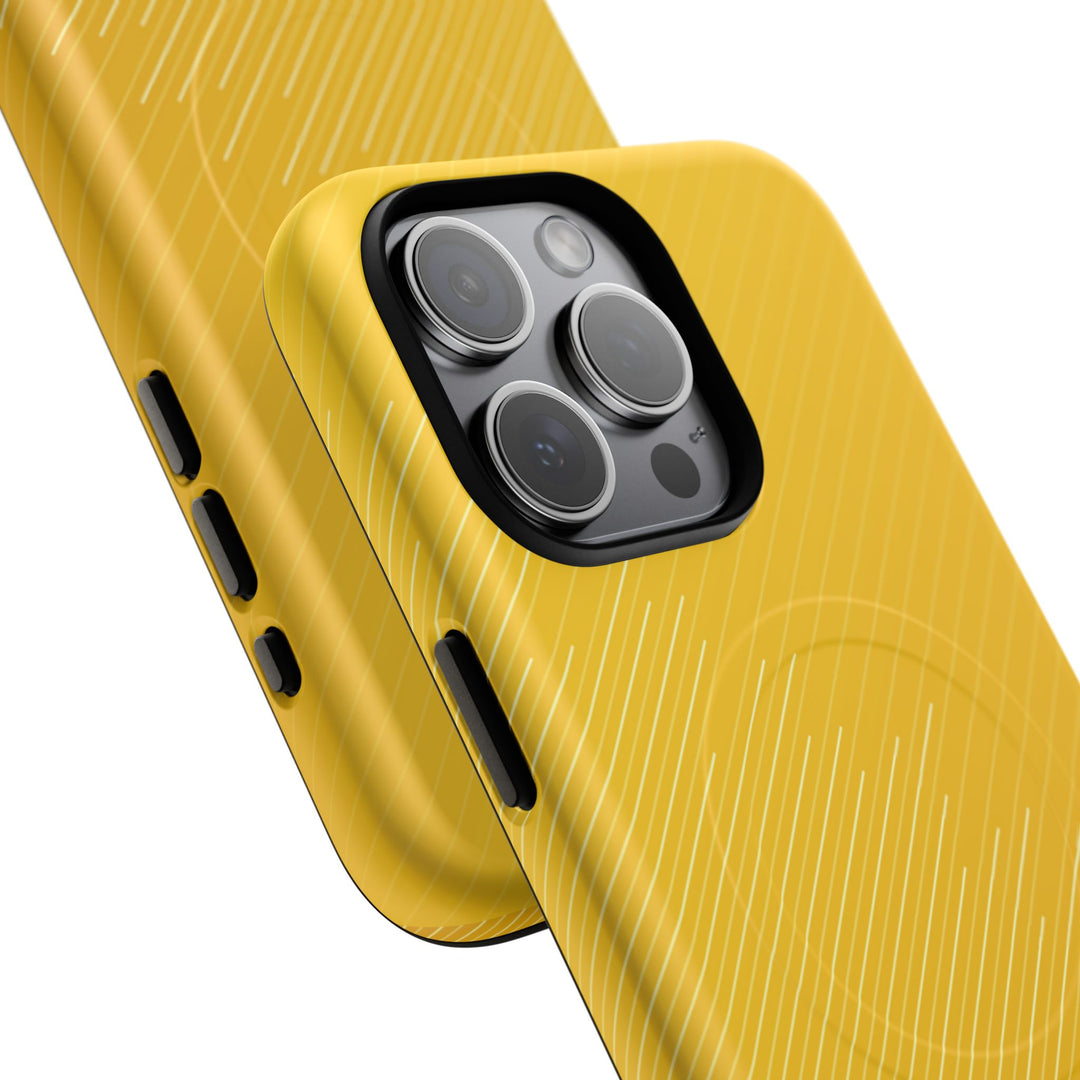 Yellow Stripe Tough Magnetic Cases