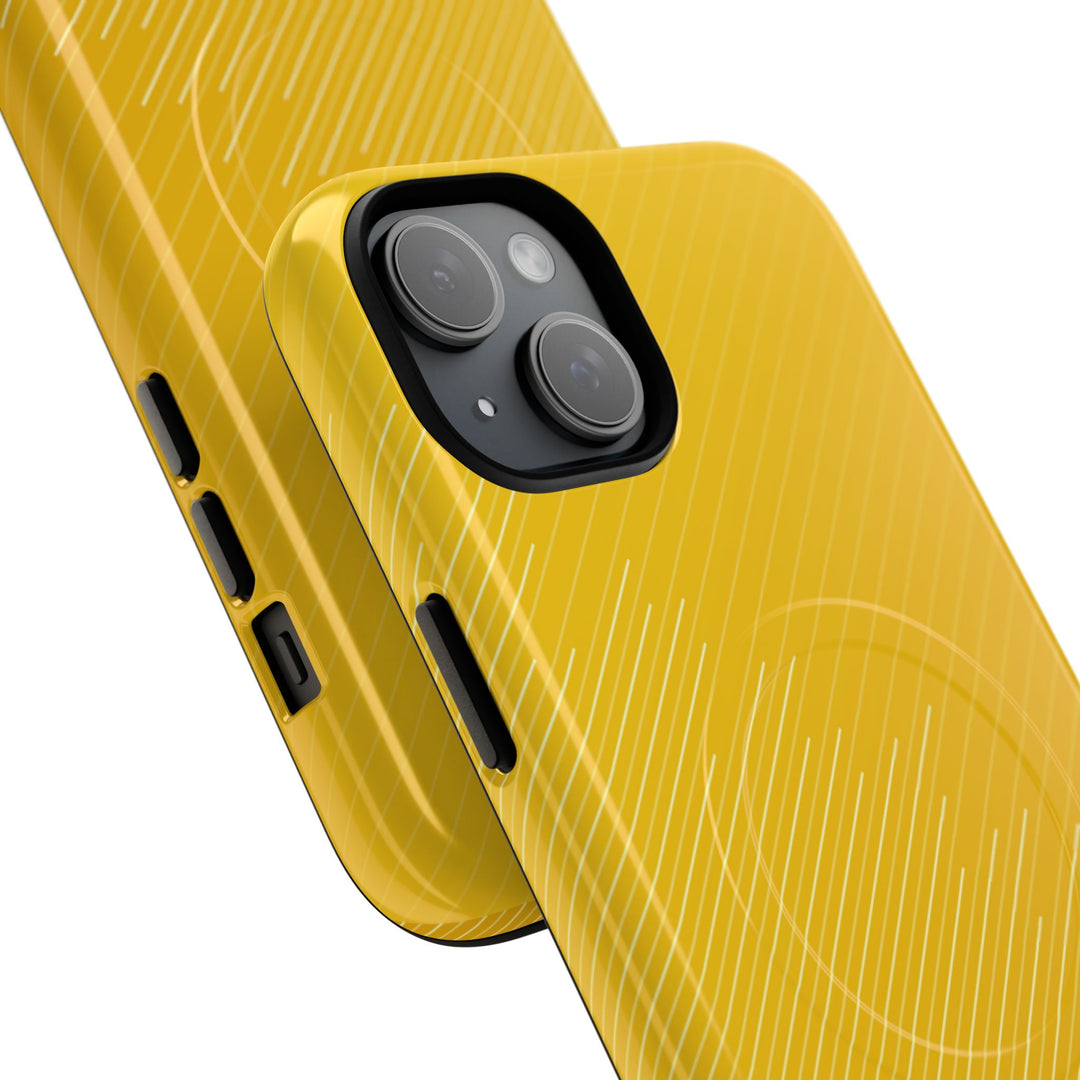 Yellow Stripe Tough Magnetic Cases