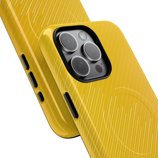Yellow Stripe Tough Magnetic Cases