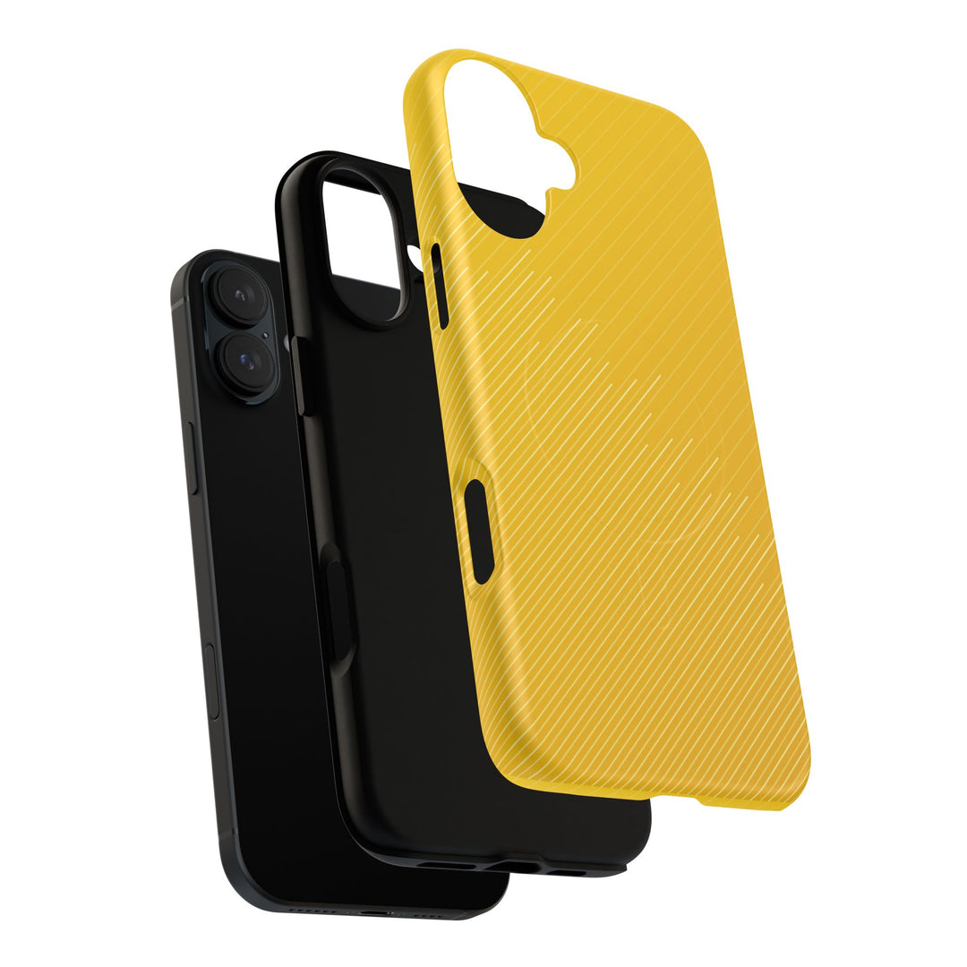 Yellow Stripe Tough Magnetic Cases