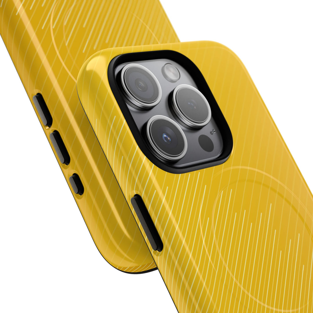 Yellow Stripe Tough Magnetic Cases