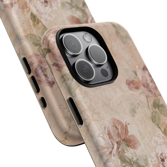Retro Rose Tough Magnetic Cases