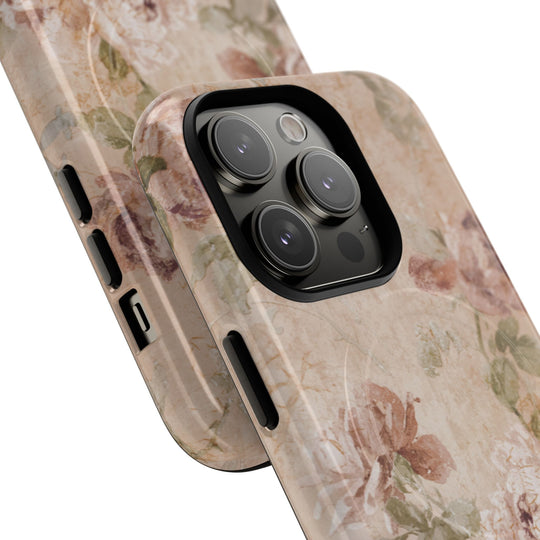 Retro Rose Tough Magnetic Cases