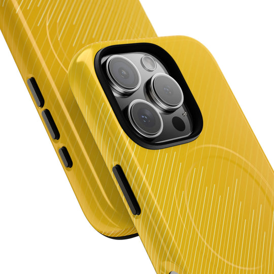 Yellow Stripe Tough Magnetic Cases