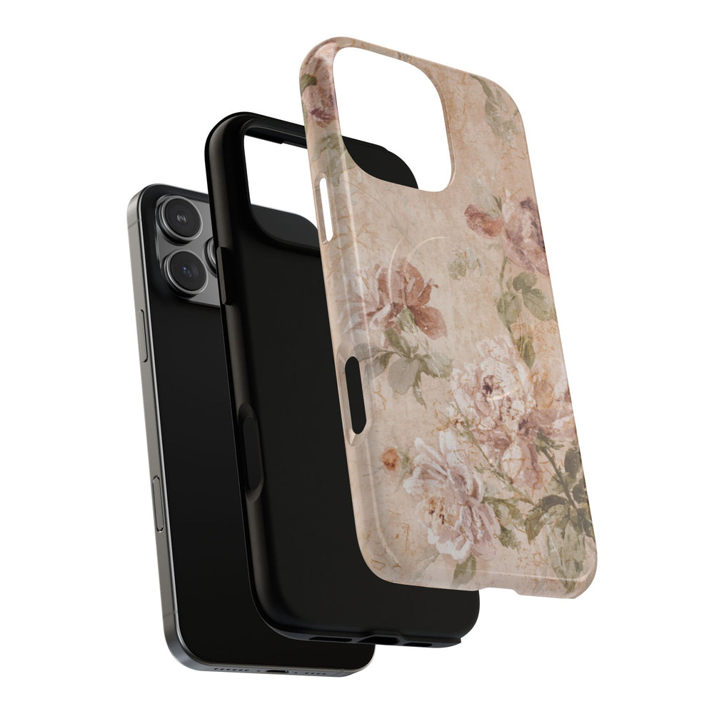Retro Rose Tough Magnetic Cases