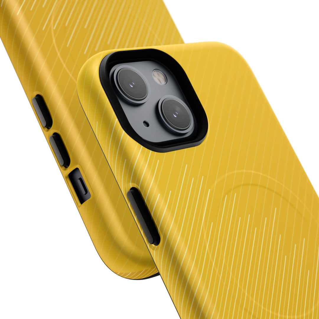Yellow Stripe Tough Magnetic Cases