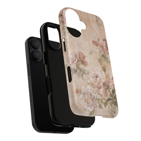 Retro Rose Tough Magnetic Cases