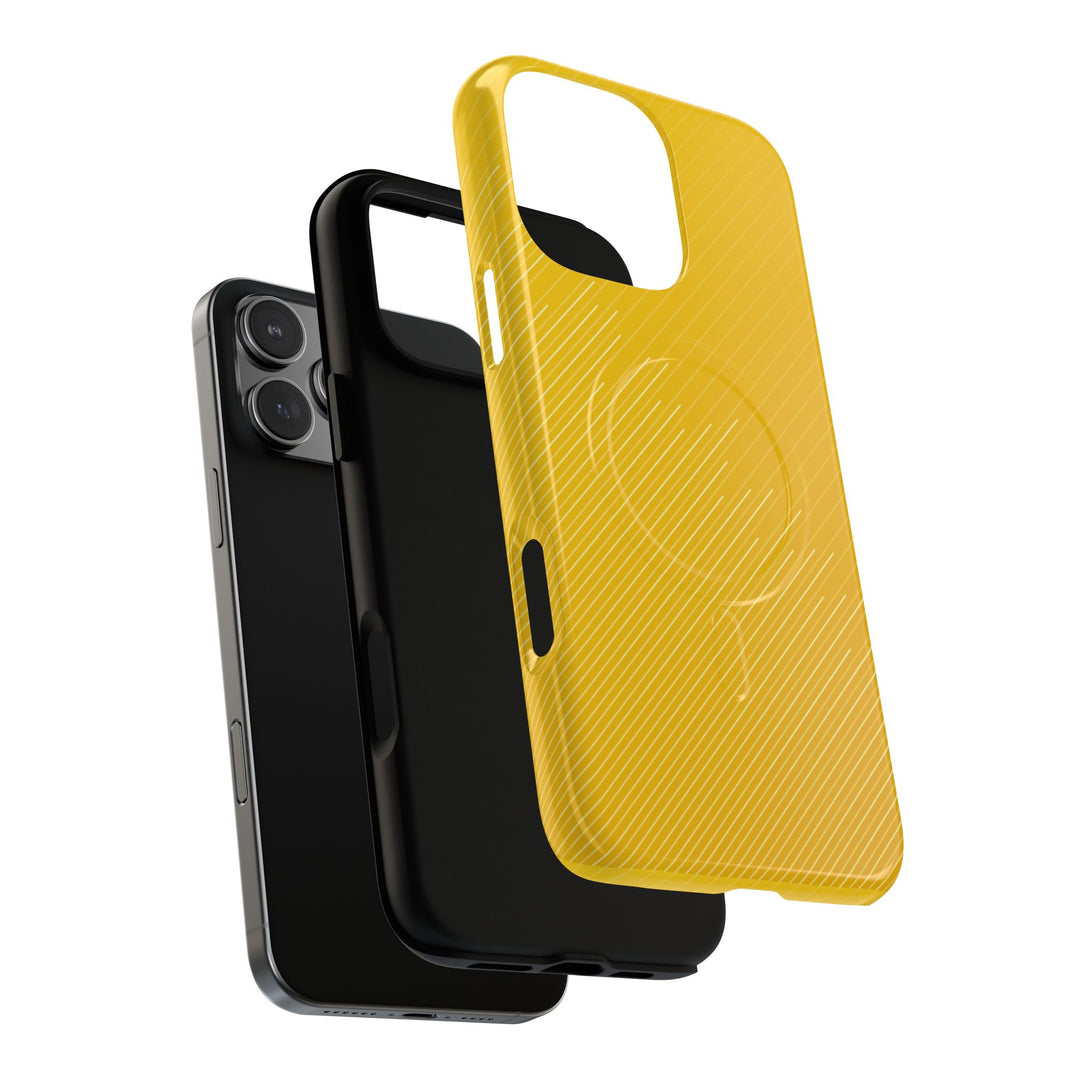Yellow Stripe Tough Magnetic Cases