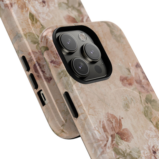 Retro Rose Tough Magnetic Cases
