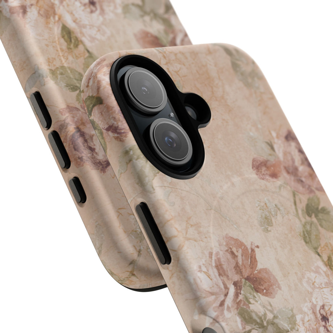 Retro Rose Tough Magnetic Cases